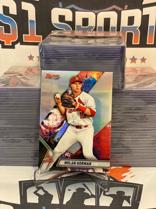 2019 Bowman's Best (Refractor, Top Prospects) Nolan Gorman #TP-15