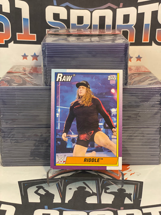 2021 Topps Heritage WWE Riddle #37
