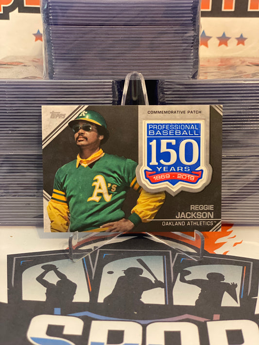 2019 Topps (150 Years Commemorative Patch) Reggie Jackson #AMP-RJ