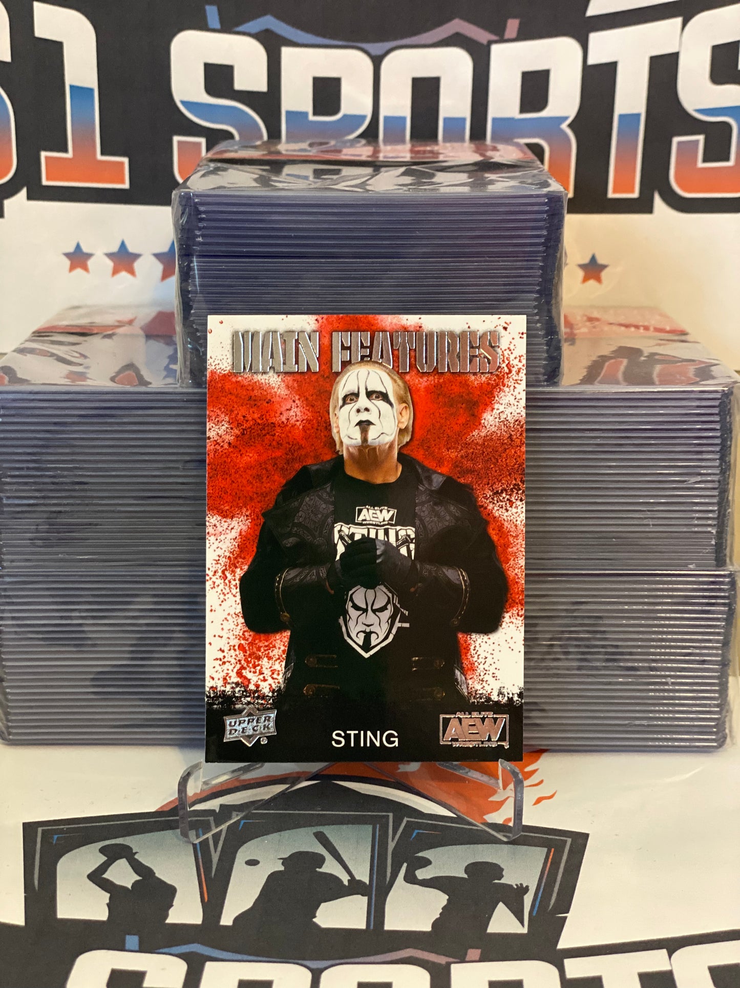 2021 Upper Deck AEW (Main Features) Sting #MF-23
