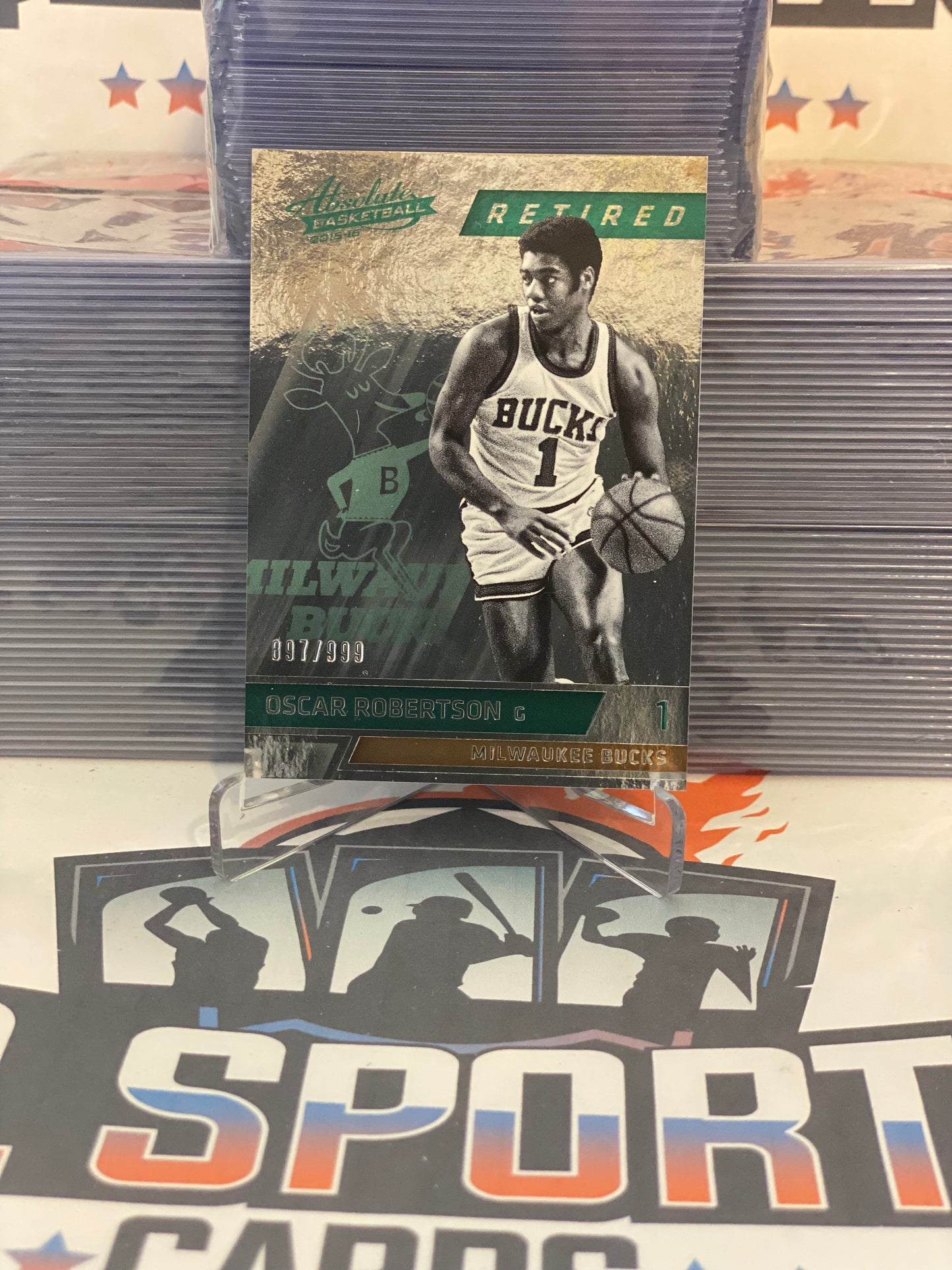2015 Panini Absolute (Retired, 897/999) Oscar Robertson #140