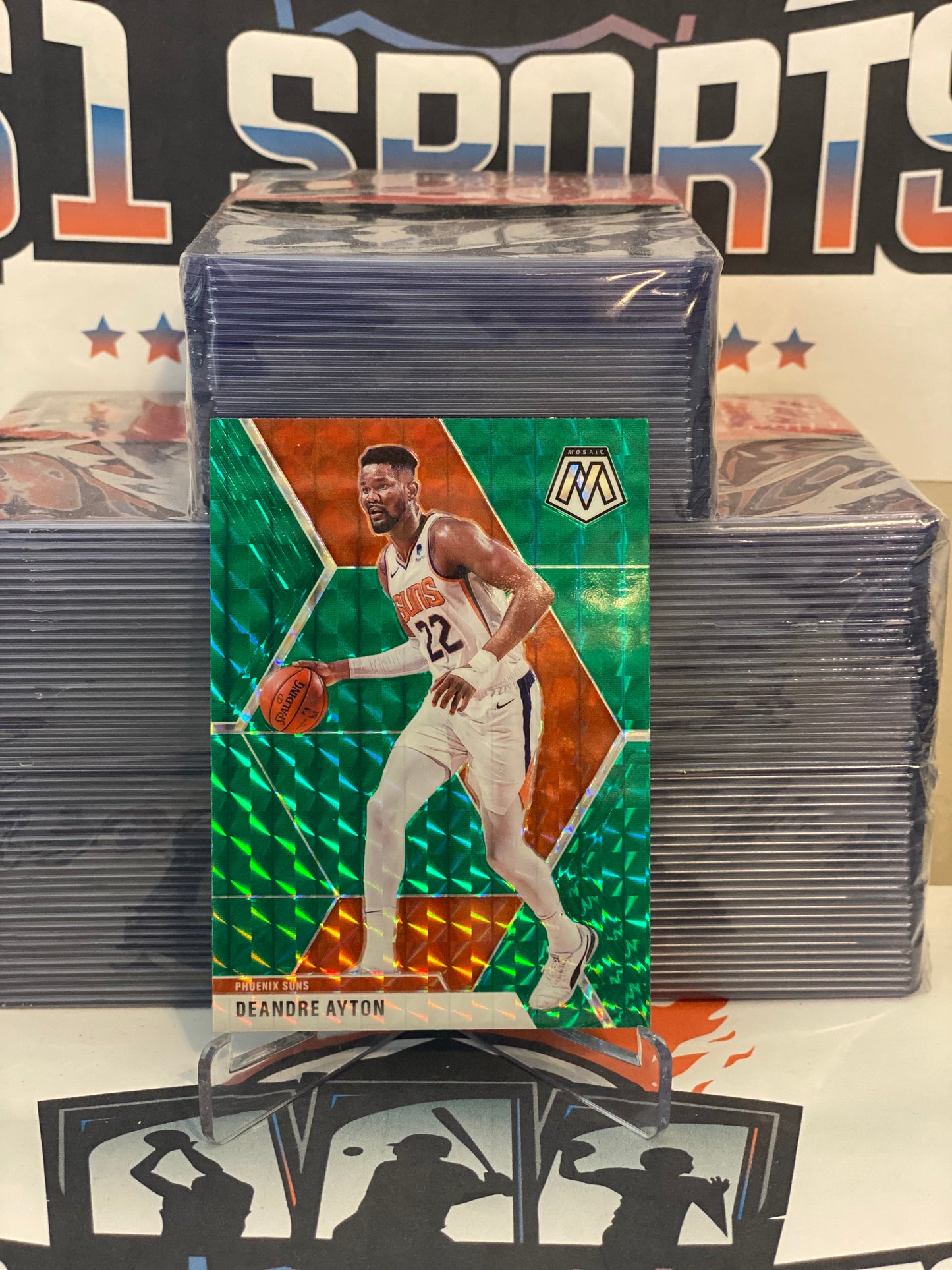 2019 Panini Mosaic (Green Prizm) Deandre Ayton #138