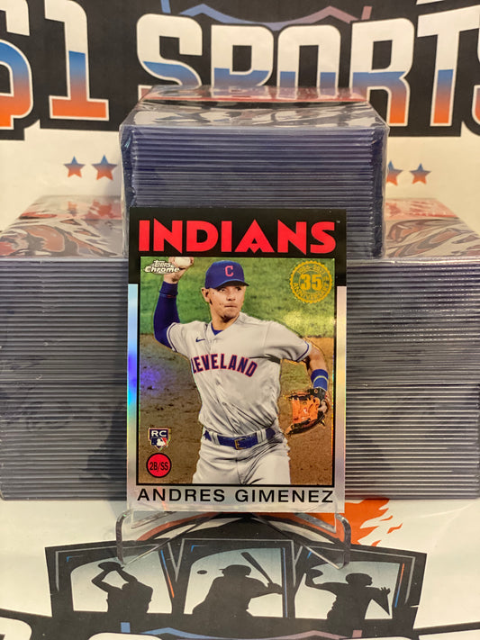 2021 Topps Chrome (1986 Redux) Andres Gimenez Rookie #86BC-24