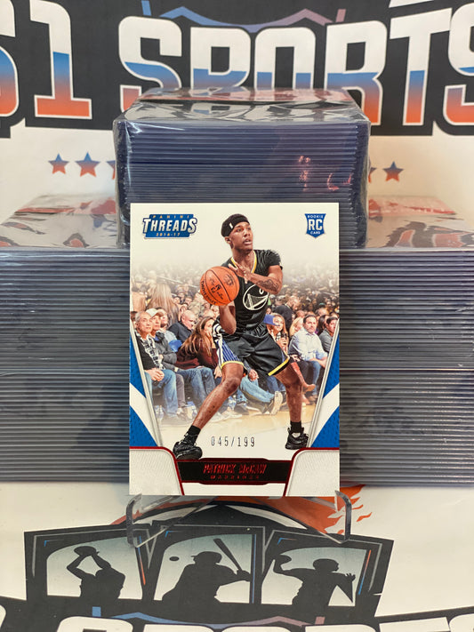 2016 Panini Threads (Century Proof Red, 045/199) Patrick McCaw Rookie #191