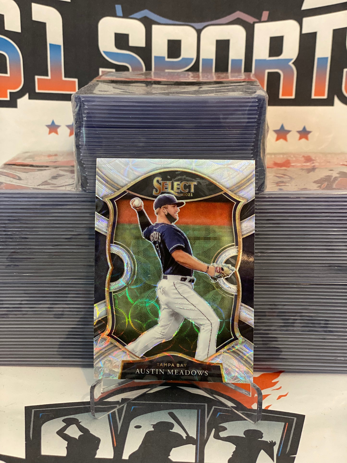 2021 Panini Select (Silver Scope Prizm) Austin Meadows #40