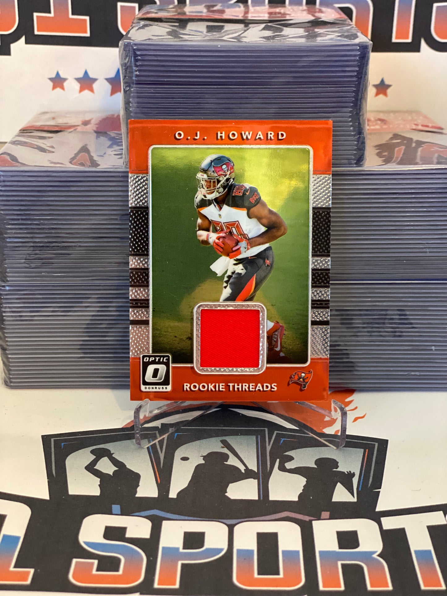 2017 Donruss Optic (Rookie Threads Relic) O.J. Howard #9