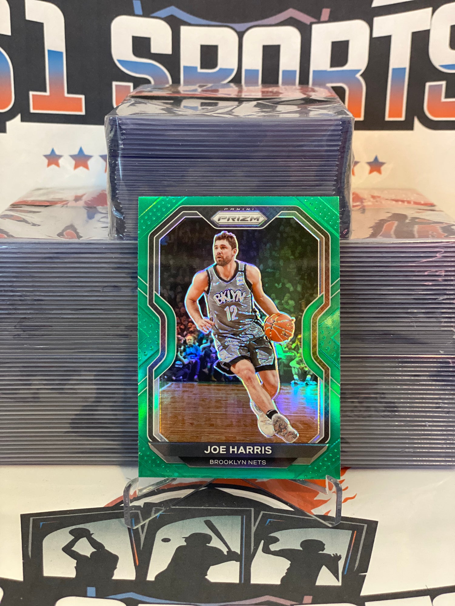 2020 Panini Prizm (Green Prizm) Joe Harris #45