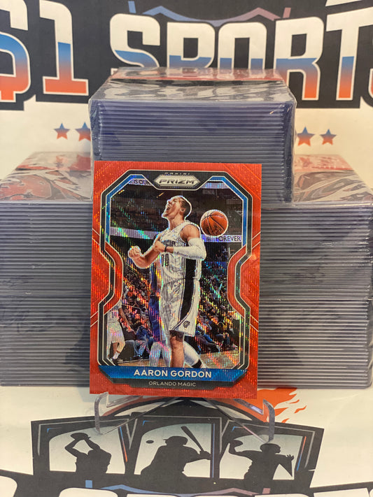 2020 Panini Prizm (Ruby Wave Prizm) Aaron Gordon #148
