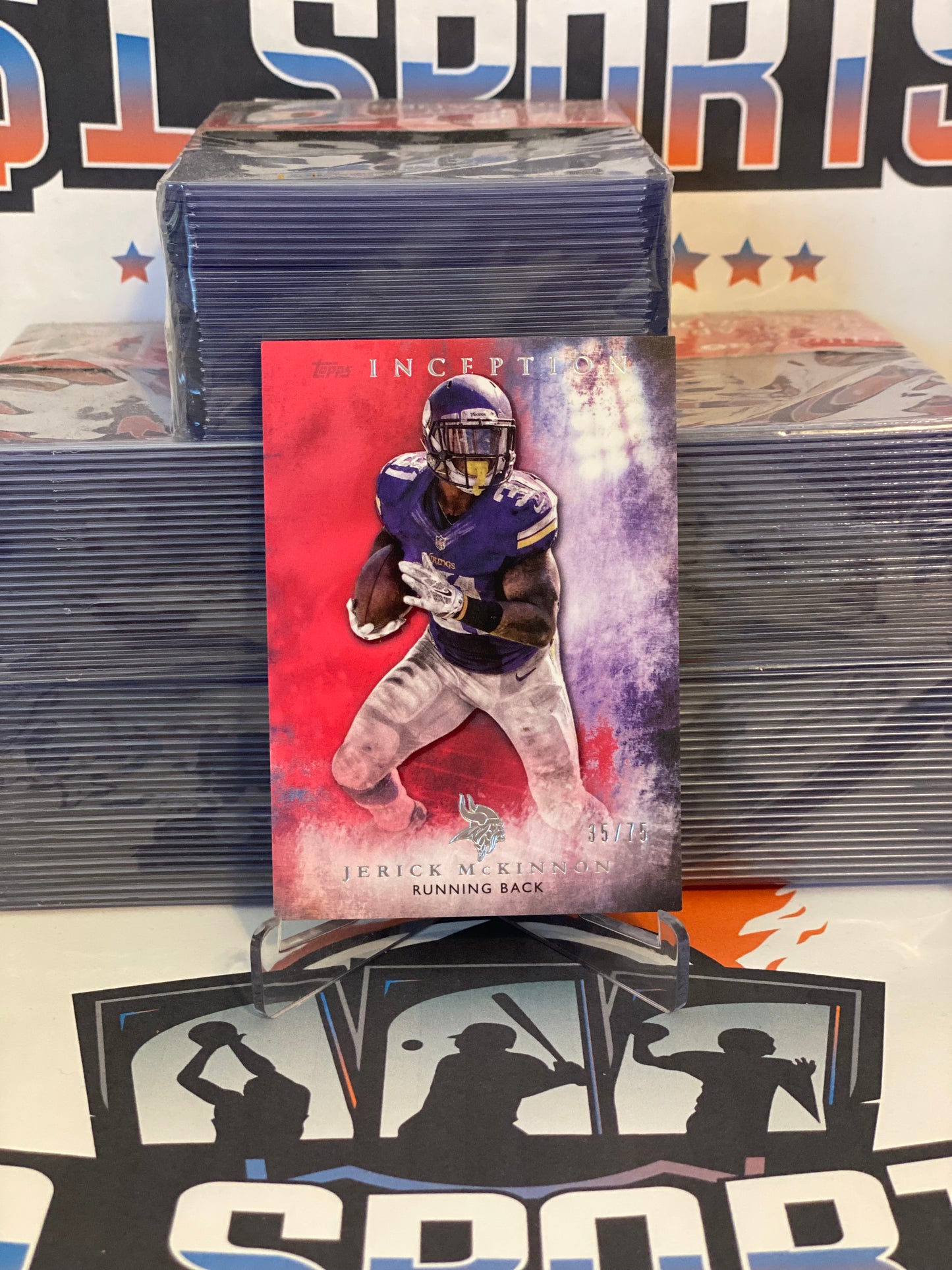 2015 Topps Inception (Red 35/75) Jerick McKinnon #74