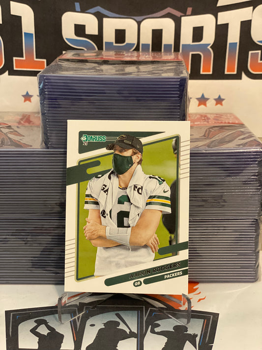 2021 Donruss (Helmetless Image Variation) Aaron Rodgers #155