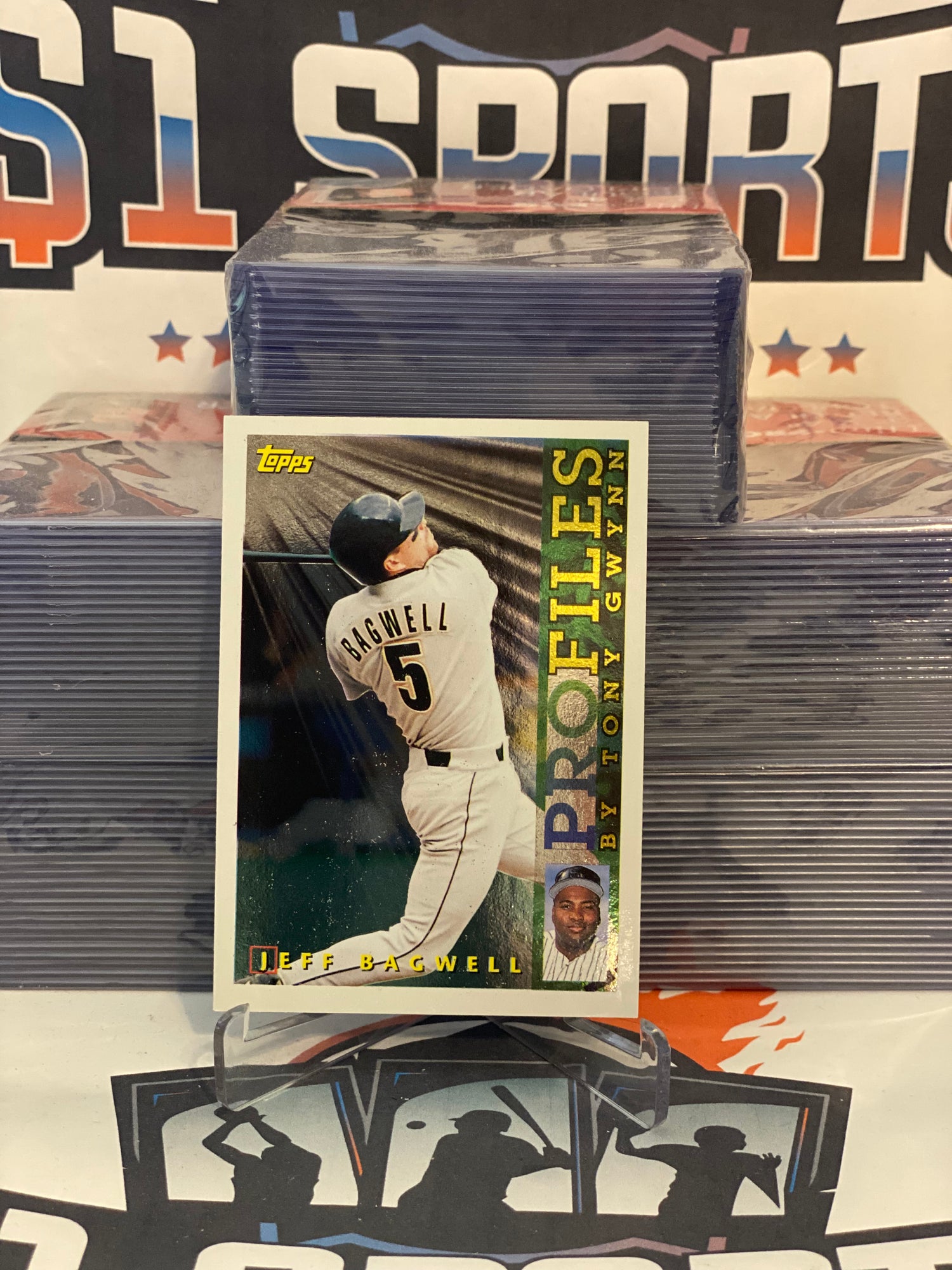 1996 Topps (Tony Gwynn Profiles) Jeff Bagwell #NL-01