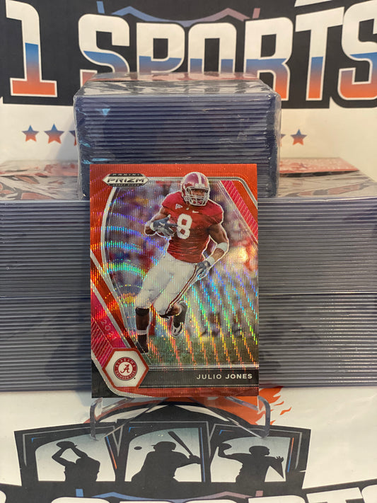 2021 Panini Prizm Draft Picks (Ruby Wave Prizm) Julio Jones #55