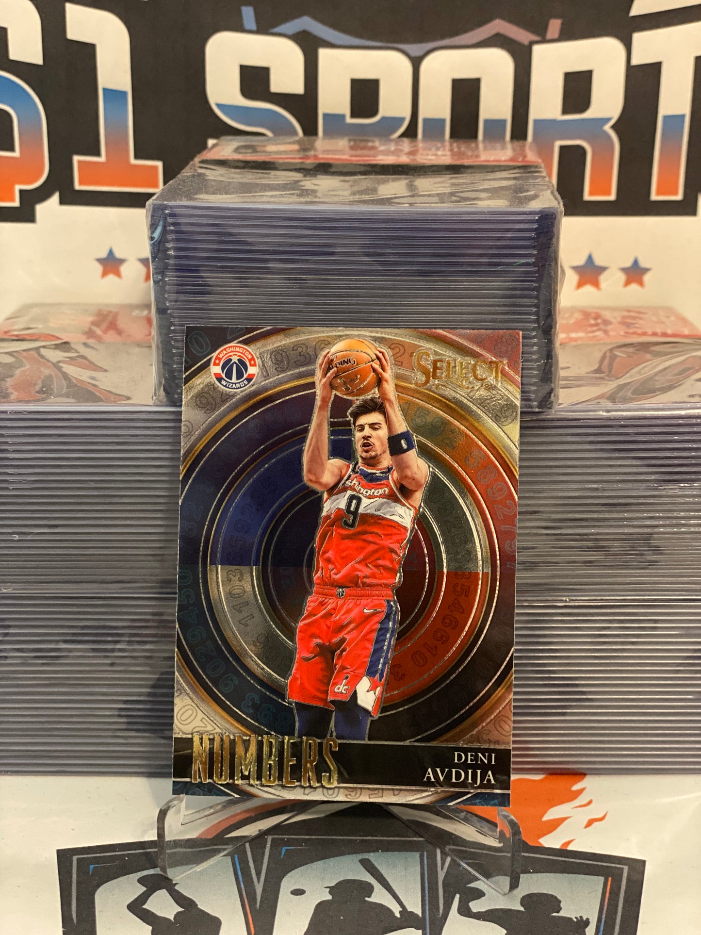 2020 Panini Select (Numbers) Deni Avdija Rookie #22