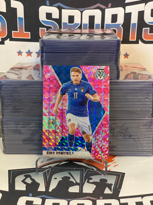 2021 Panini Mosaic (Pink Mosaic Prizm) Ciro Immobile #138