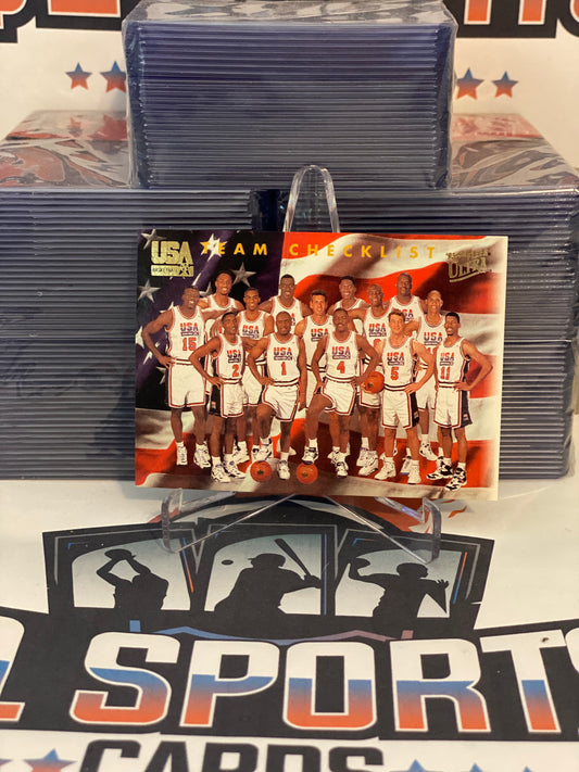 1993 Fleer Ultra (Team Checklist) USA Basketball #M3