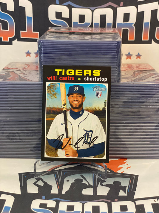 2020 Topps Heritage Willi Castro Rookie #526