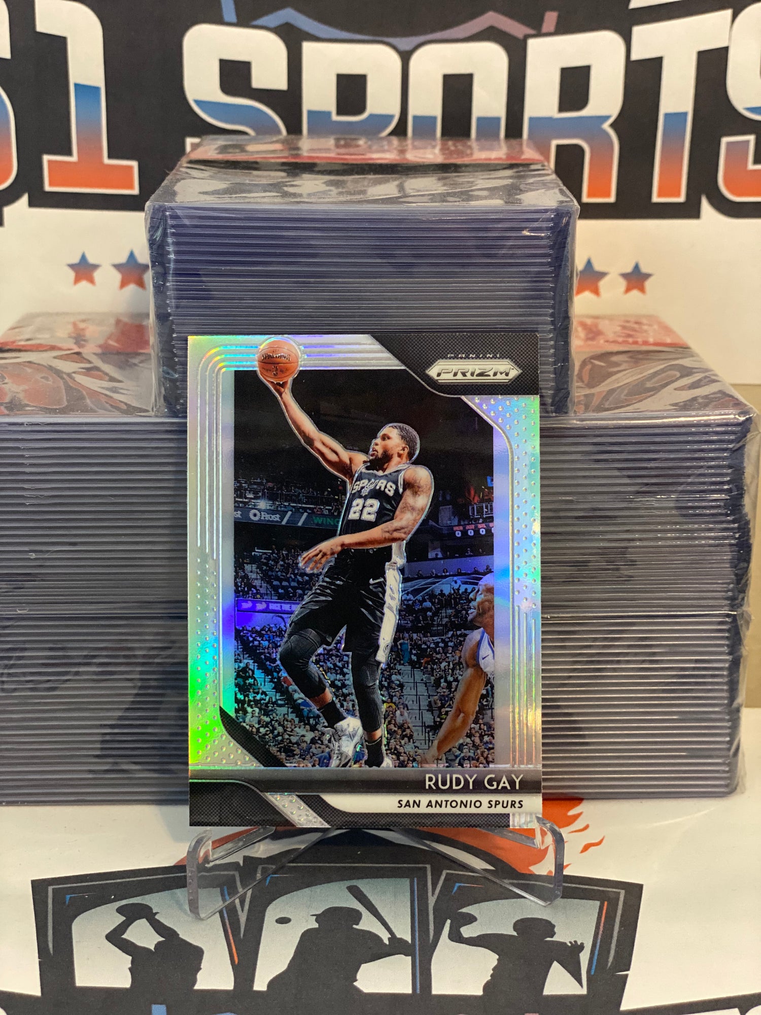 2018 Panini Prizm (Silver Prizm) Rudy Gay #3