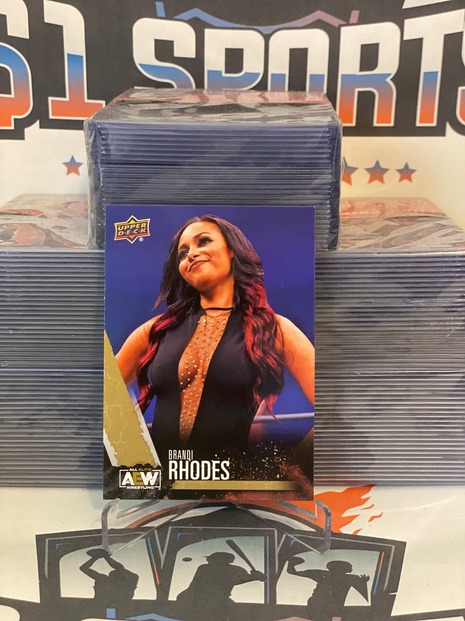 2021 Upper Deck AEW (Gold) Brandi Rhodes #53