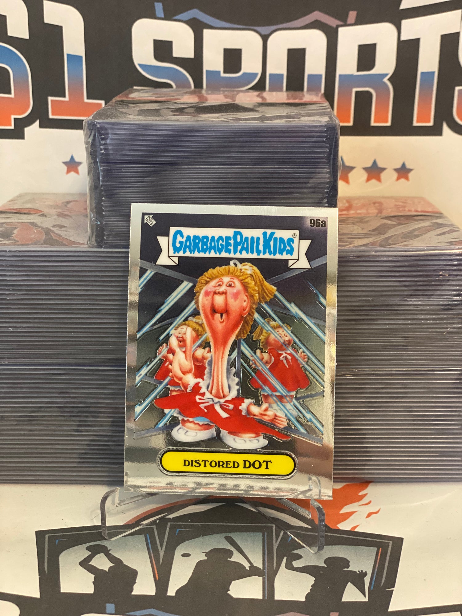 2020 Garbage Pail Kids Chrome Series 3 Distorted Dot #96a