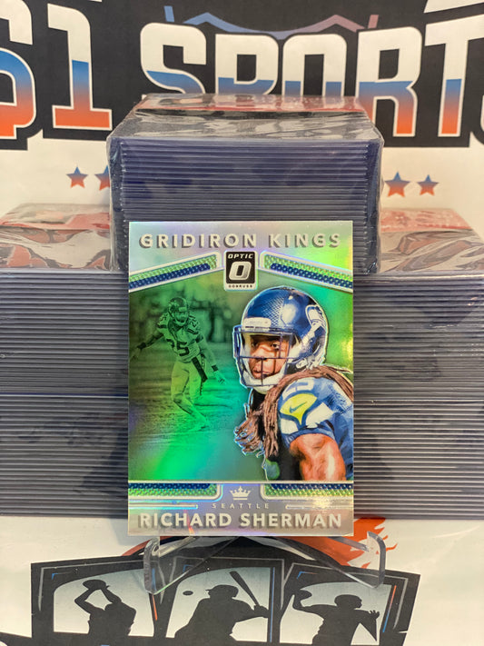 2017 Donruss Optic (Holo Prizm, Gridiron Kings) Richard Sherman #8