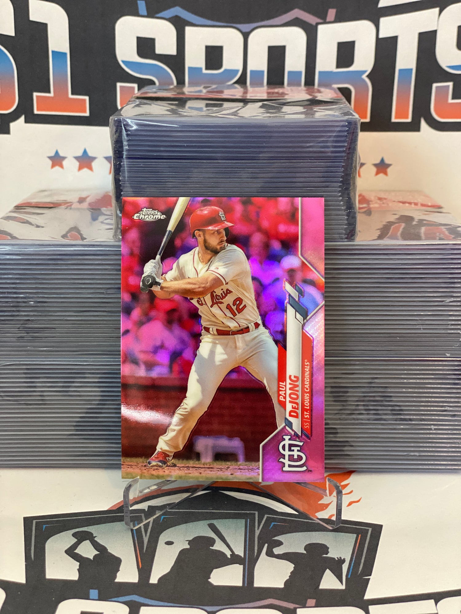 2020 Topps Chrome (Pink Refractor) Paul DeJong #178