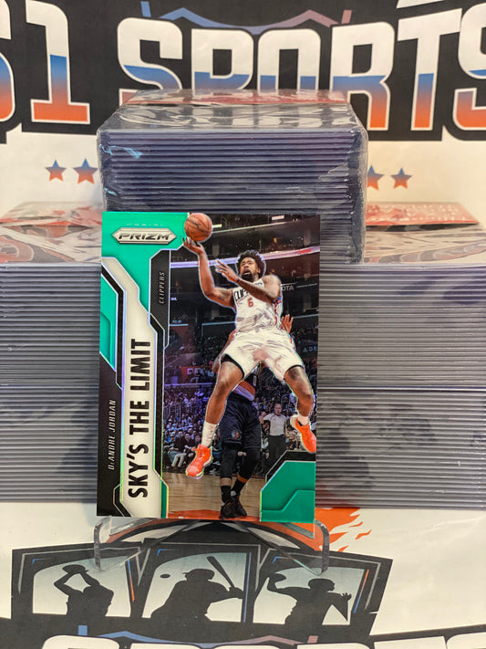 2016 Panini Prizm (Sky's The Limit, Green Prizm) DeAndre Jordan #10