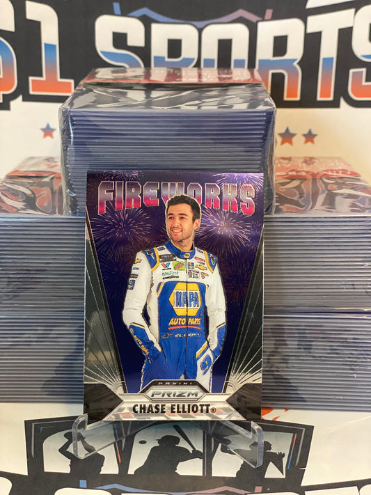 2020 Panini Prizm (Fireworks) Chase Elliott #F6