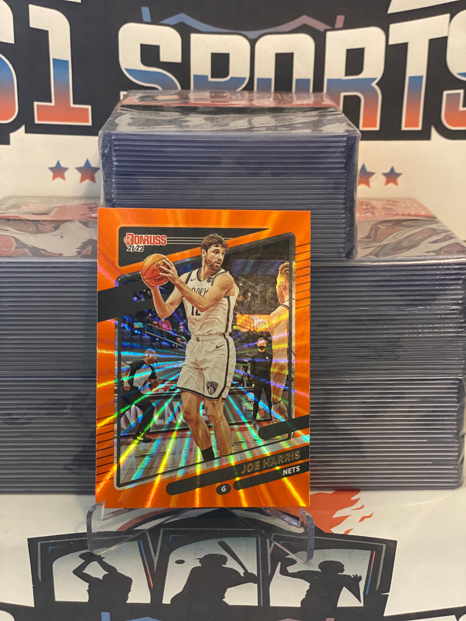 2021 Donruss (Orange Laser Holo) Joe Harris #112