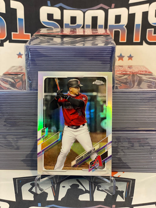 2021 Topps Chrome (Refractor) Eduardo Escobar #73