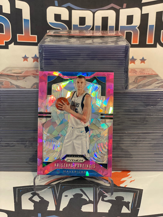 2019 Panini Prizm (Pink Ice Prizm) Kristaps Porzingis #76
