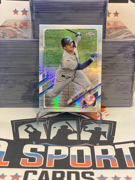 2021 Topps Chrome (Prism Refractor) Gleyber Torres #137