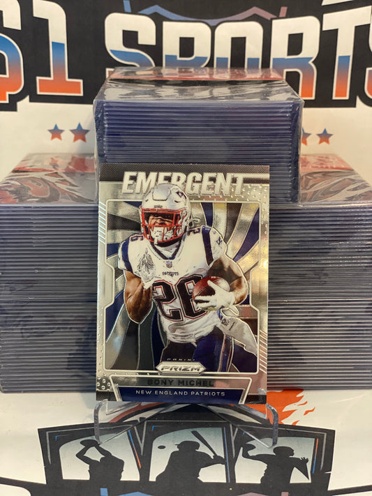2019 Panini Prizm (Emergent) Sony Michel #E-SM