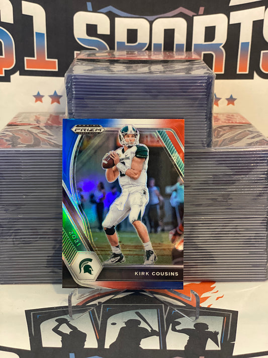 2021 Panini Prizm Draft Picks (Red White Blue Prizm) Kirk Cousins #22