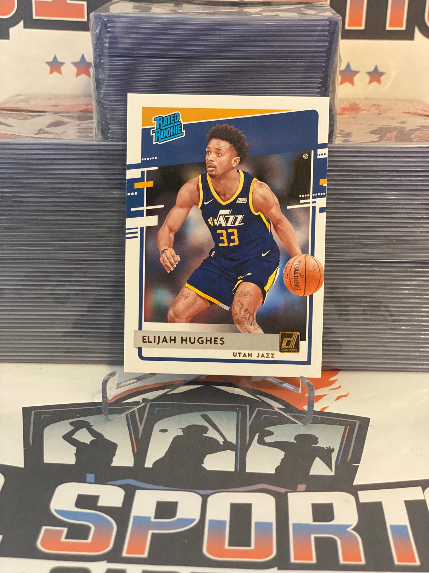 2020 Donruss (Rated Rookie) Elijah Hughes #246