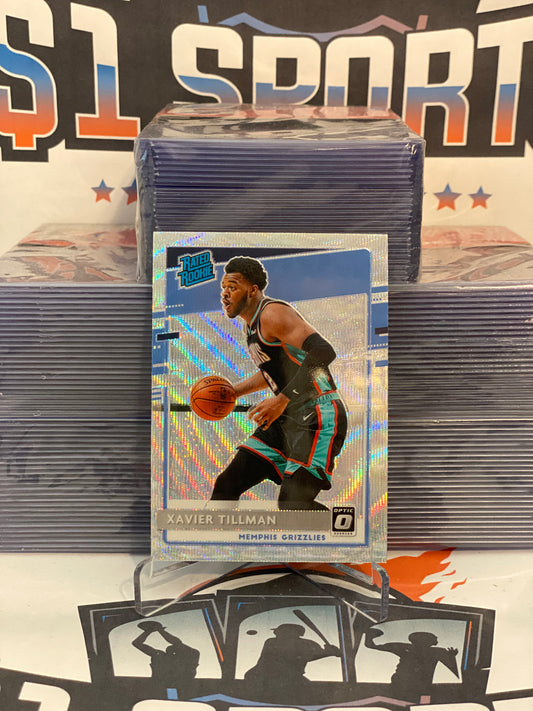 2020 Donruss Optic (Fanatics Prizm, Rated Rookie) Xavier Tillman #185