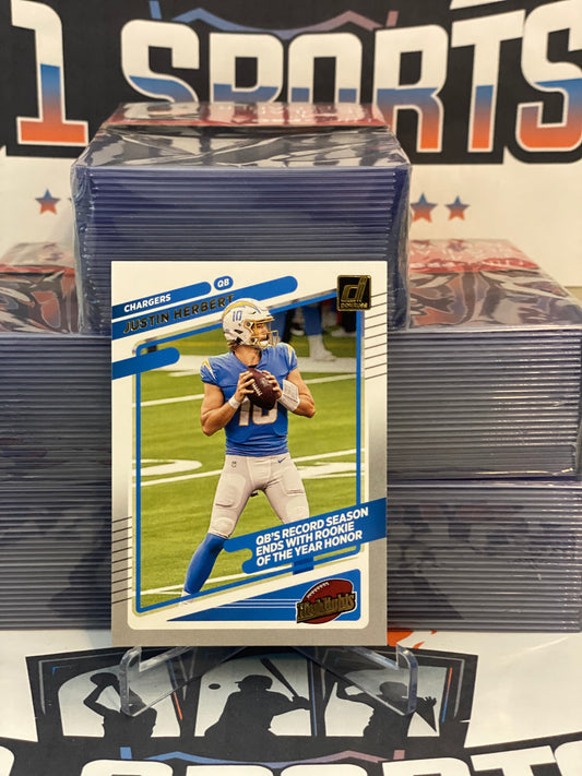 2021 Donruss (Highlights) Justin Herbert #HI-22