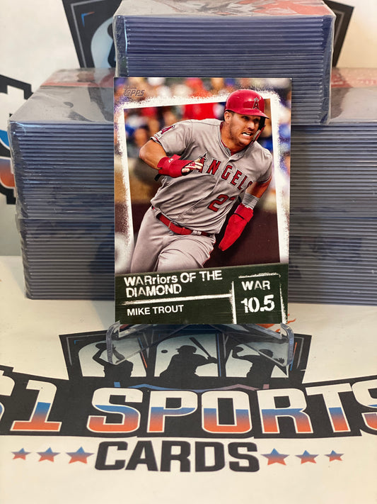 2020 Topps (Warriors of the Diamond) Mike Trout #WOD-19