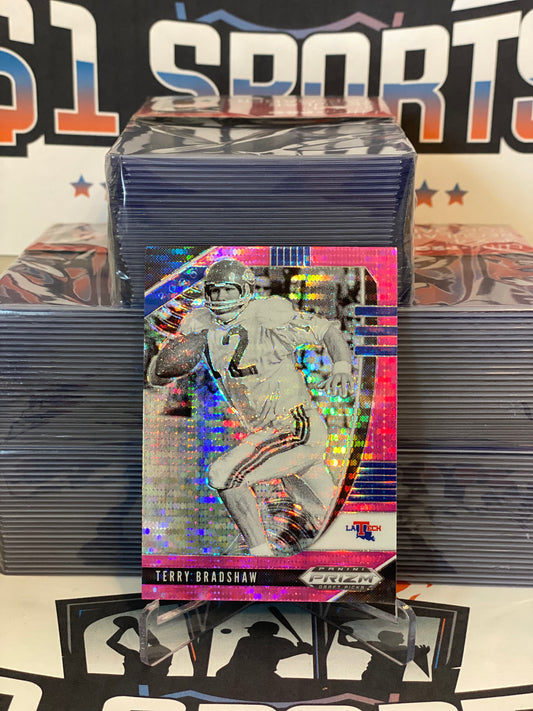 2020 Panini Prizm Draft Picks (Pink Pulsar Prizm) Terry Bradshaw #92