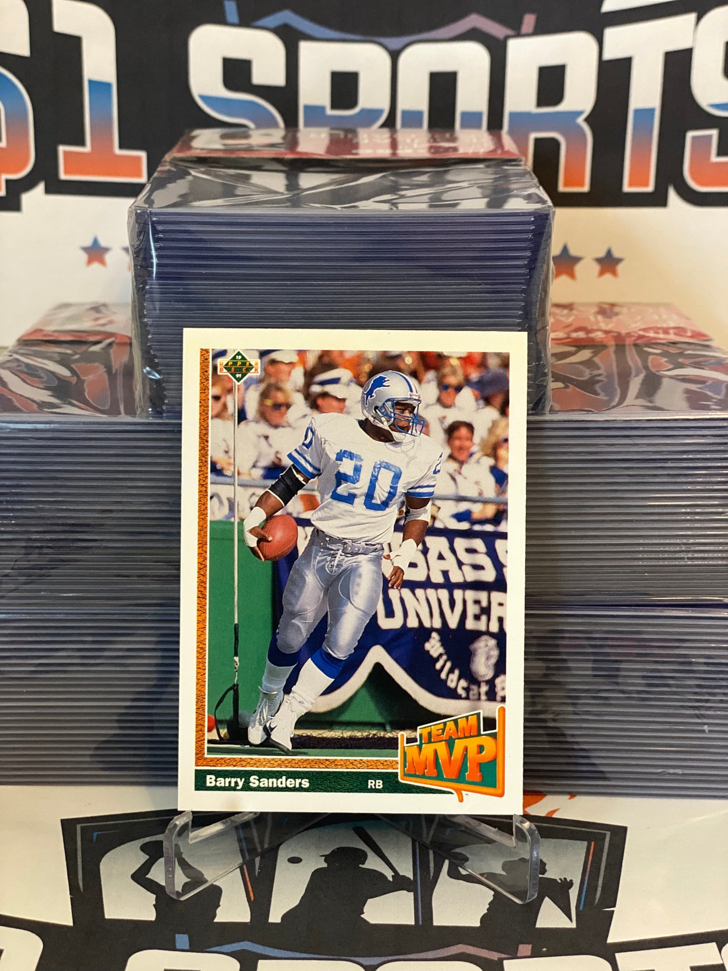 1991 Upper Deck (Team MVP) Barry Sanders #458