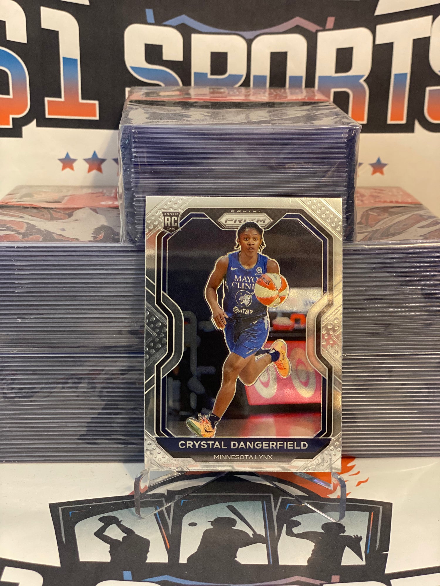 2021 Panini Prizm WNBA Crystal Dangerfield #41