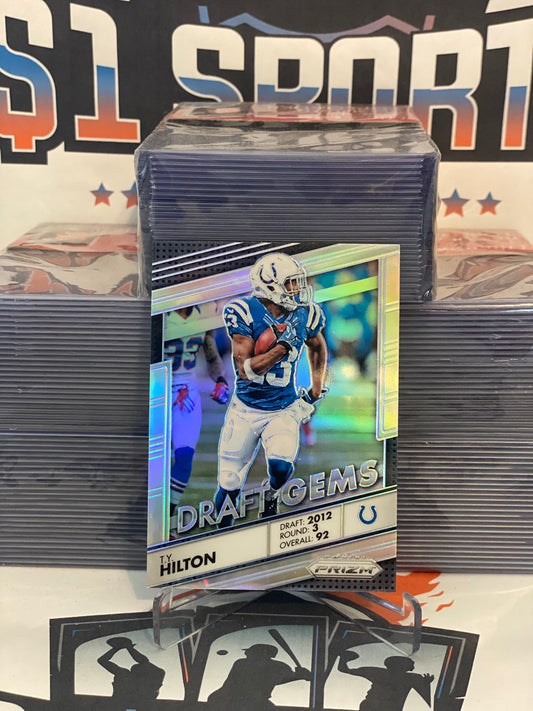 2016 Panini Prizm (Silver Prizm, Draft Gems) T.Y. Hilton #15