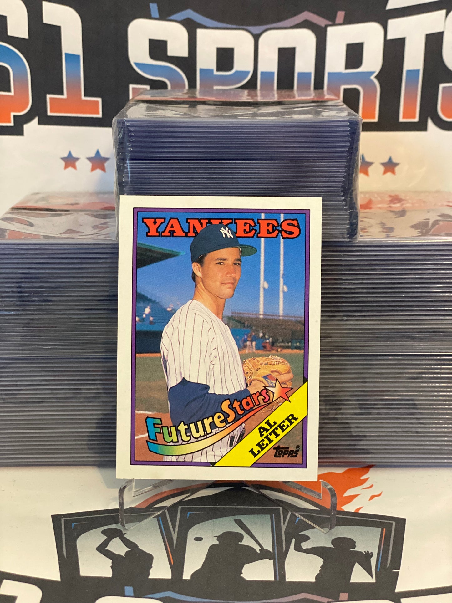 1988 Topps (Future Stars - Error) Al Leiter Rookie #18