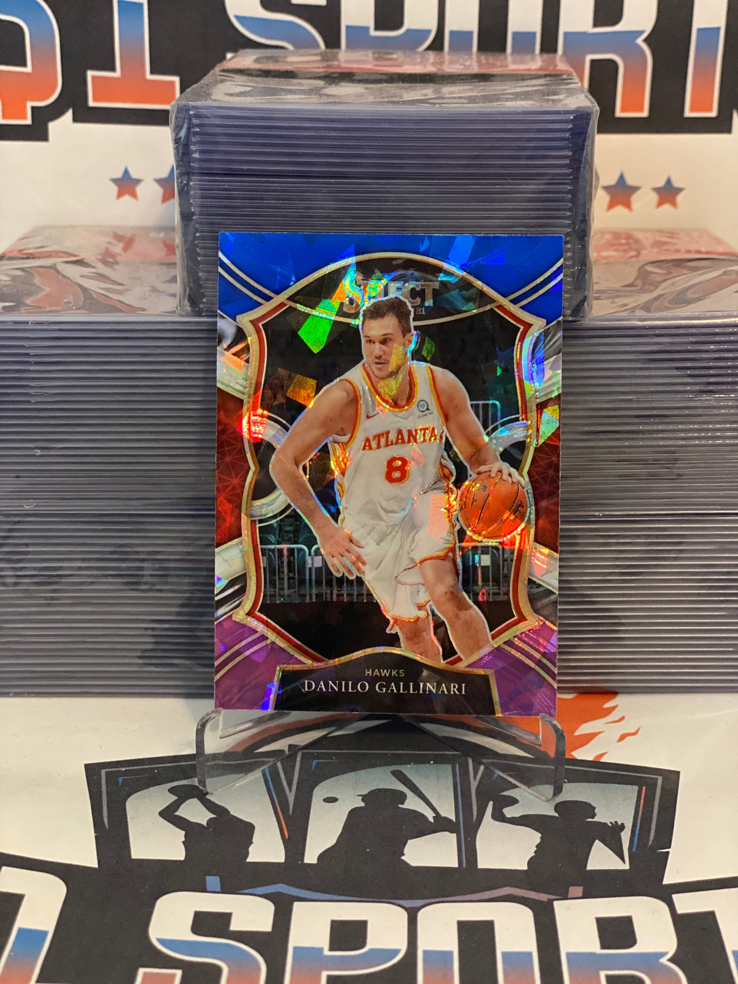 2020 Panini Select (Red Blue Purple Prizm) Danilo Gallinari #35