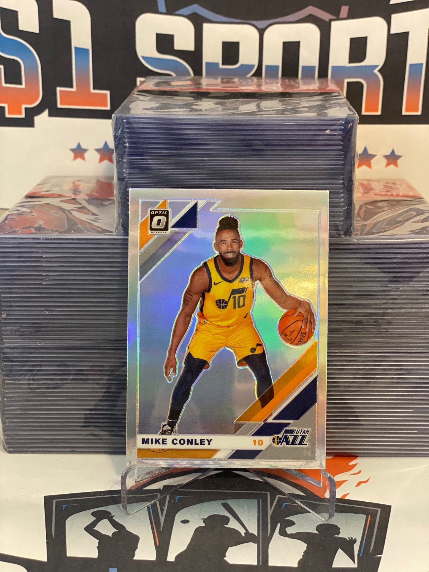 2019 Donruss Optic (Holo Prizm) Mike Conley #49