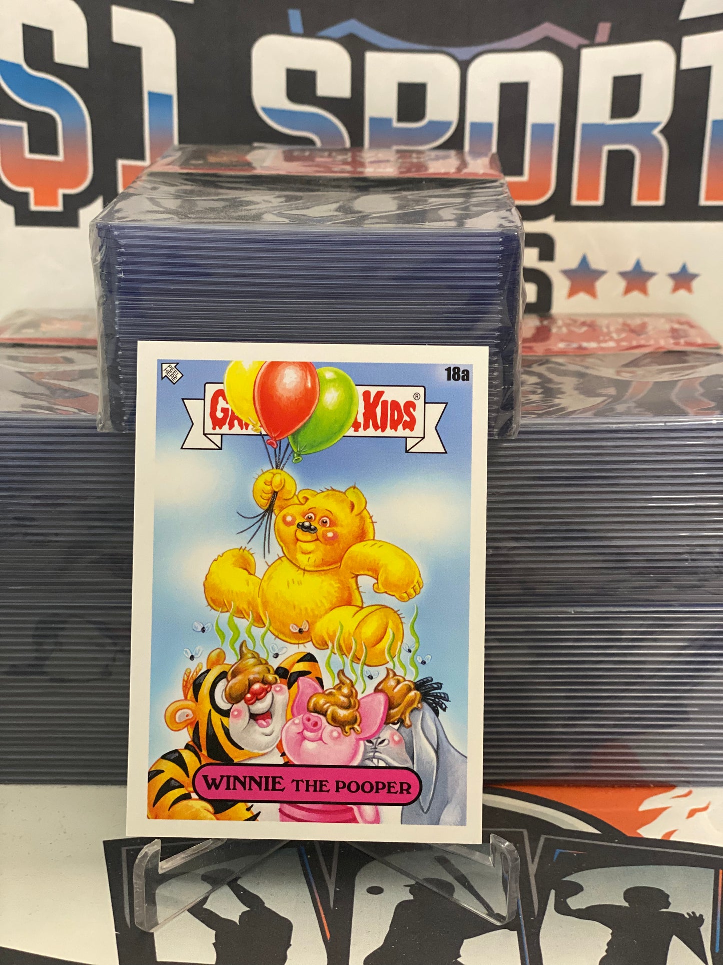 2022 Garbage Pail Kids Book Worms Winnie The Pooper #18a