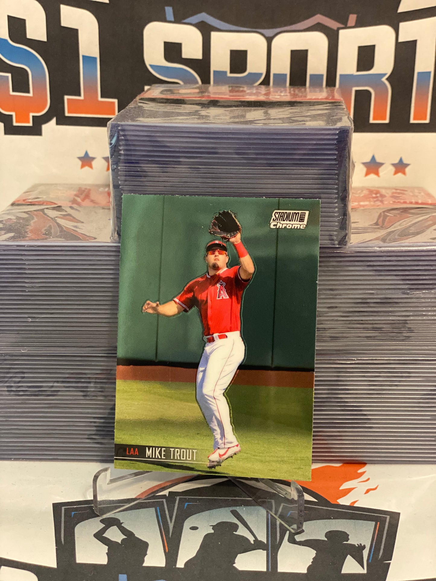 2021 Topps Stadium Club Chrome Mike Trout #200