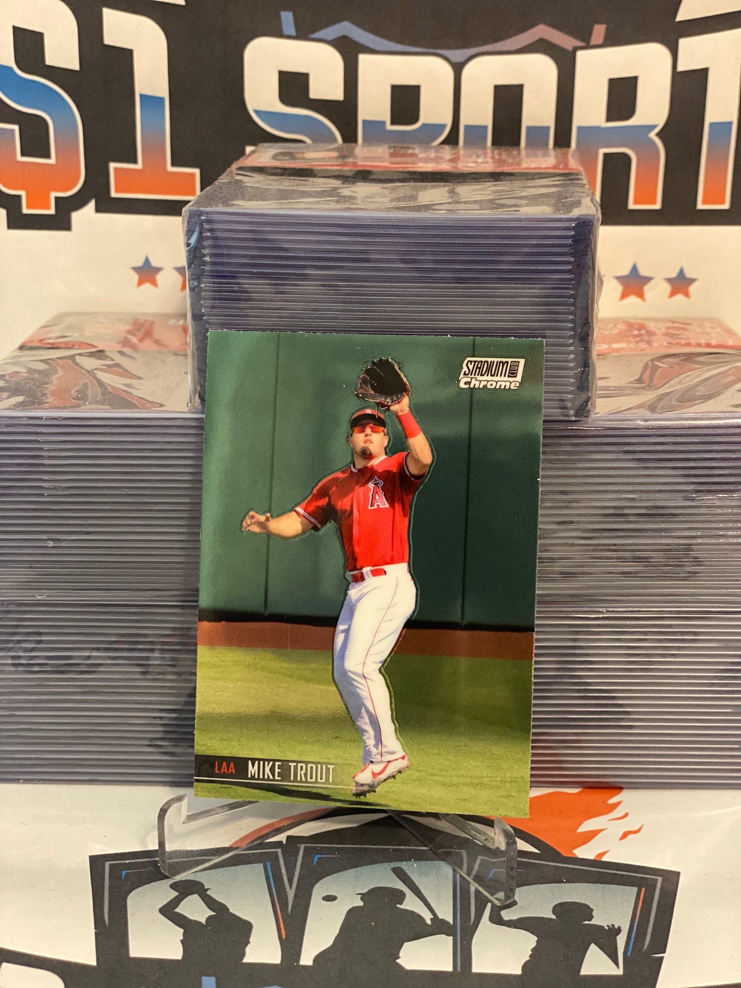 2021 Topps Stadium Club Chrome Mike Trout #200