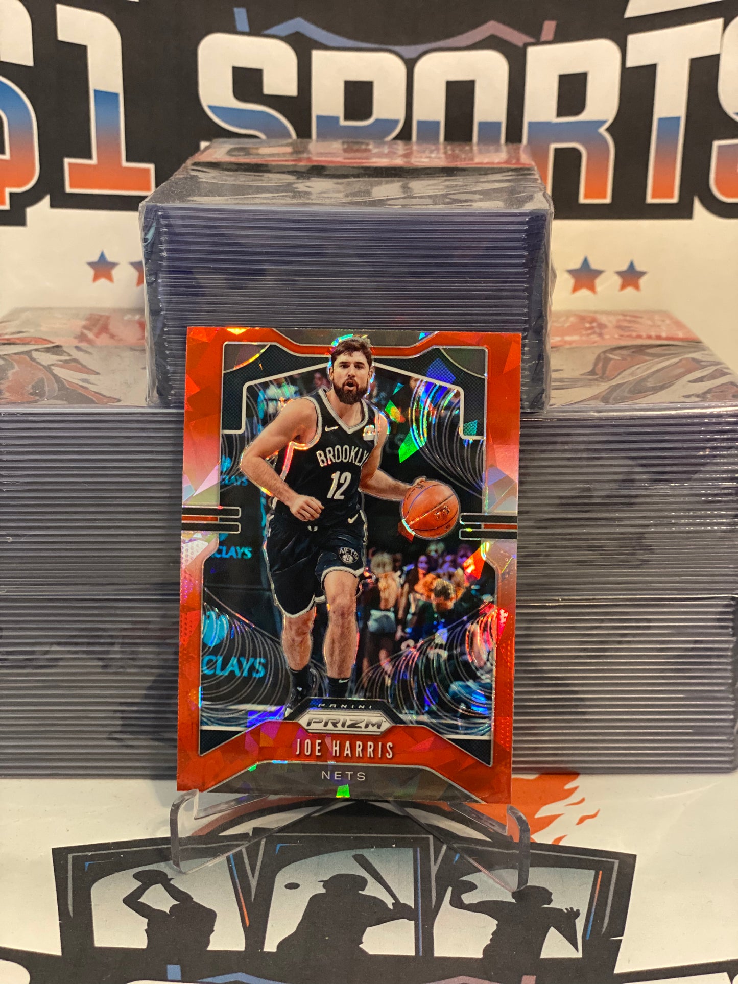 2019 Panini Prizm (Red Ice Prizm) Joe Harris #49