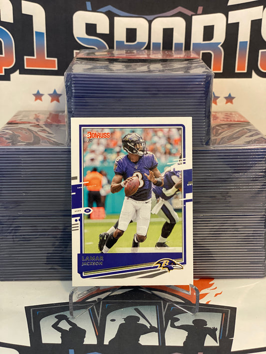 2020 Donruss (Red D Variation) Lamar Jackson #33