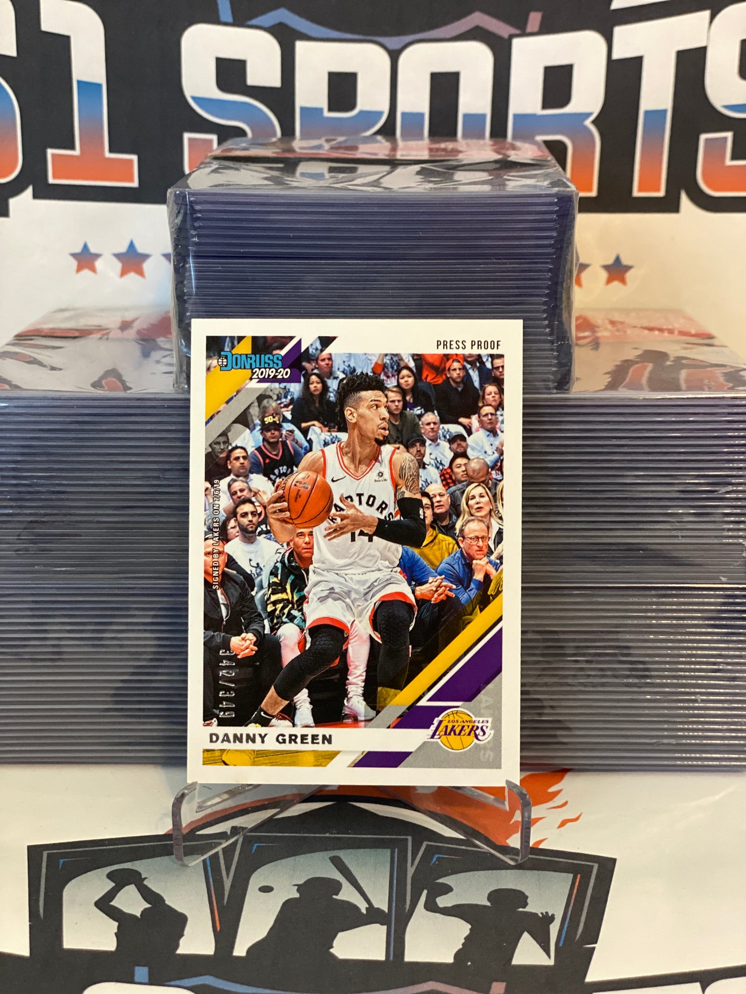 2019 Donruss (Press Proof, 342/249) Danny Green #185